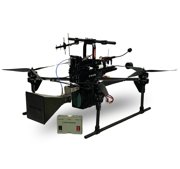 Drone repeater Chupacabra Repetun - (Analog Day) (1 battery (Base price), 2100-2700 MHz, 4.9 - 6.0 GHz, 3.0-5.0 GHz / Antenna Horn 14 dBi, 4.9 - 6.0 GHz, 2100-2700 MHz, From 380 to 560 MHz in 20 MHz steps)